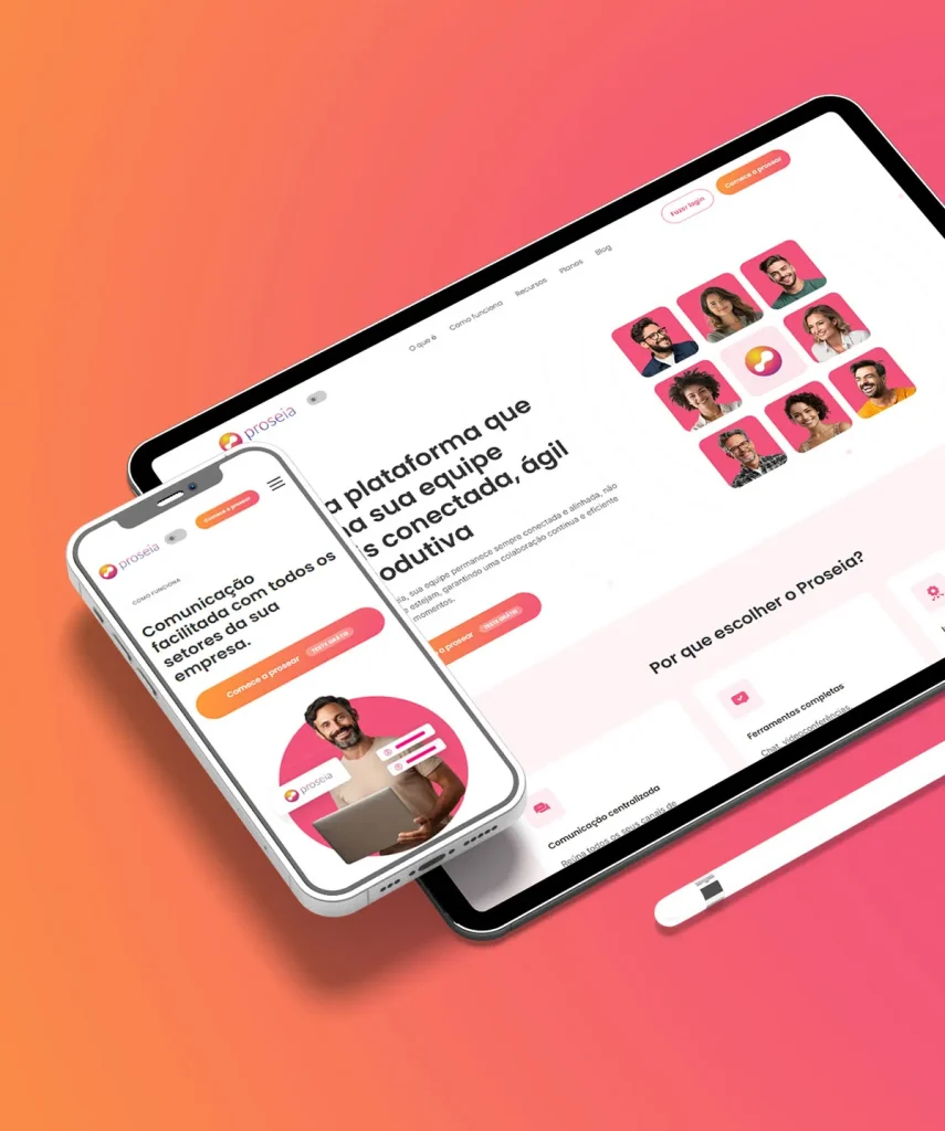 Desenvolvimento e criação de site - Projeto Proseia