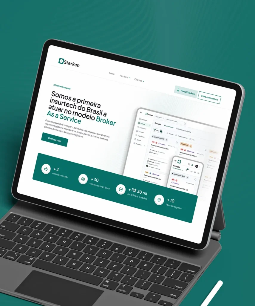 Desenvolvimento e criação de site - Projeto Starken