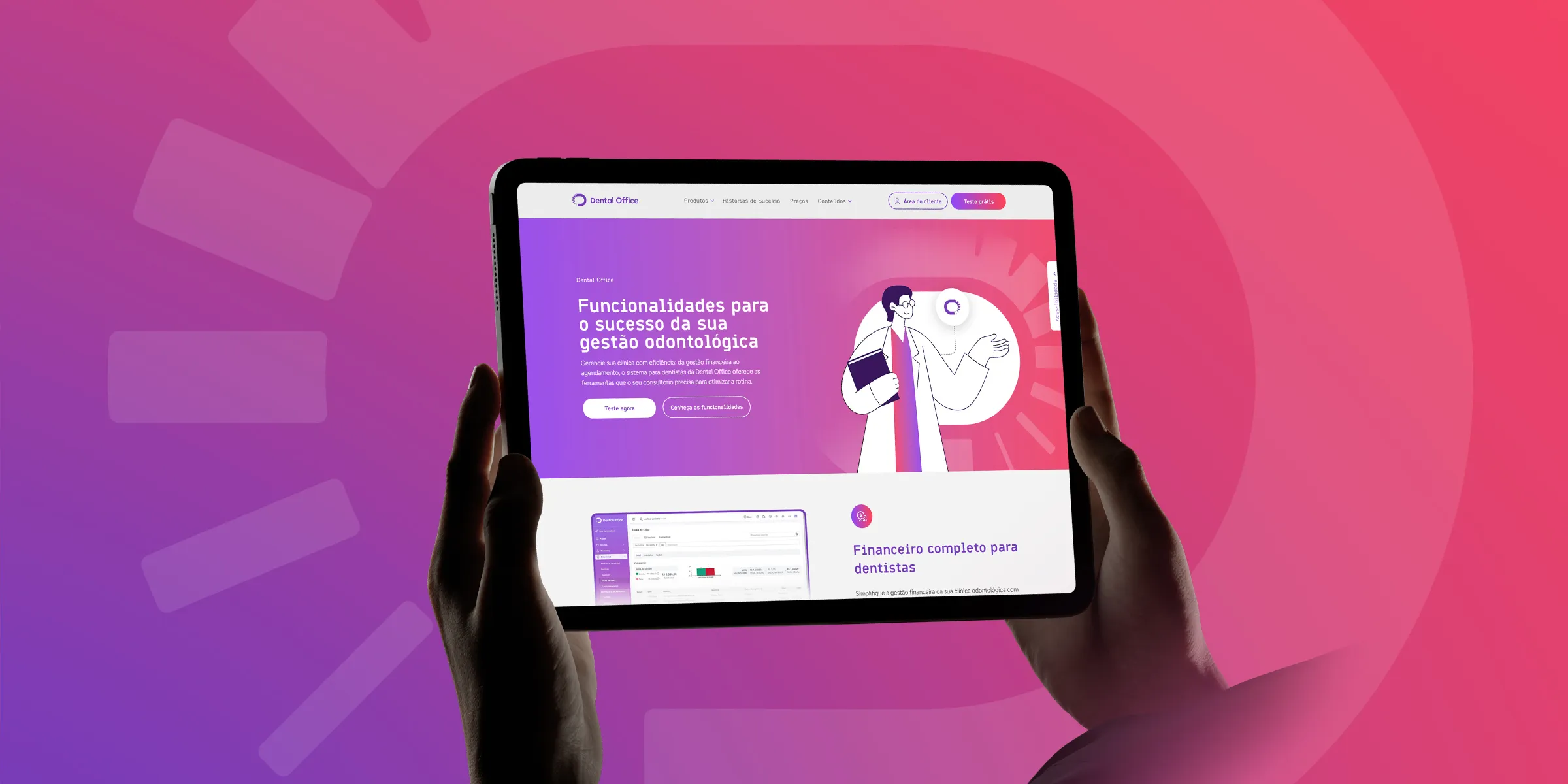 Liderança e inovação em software odontológico