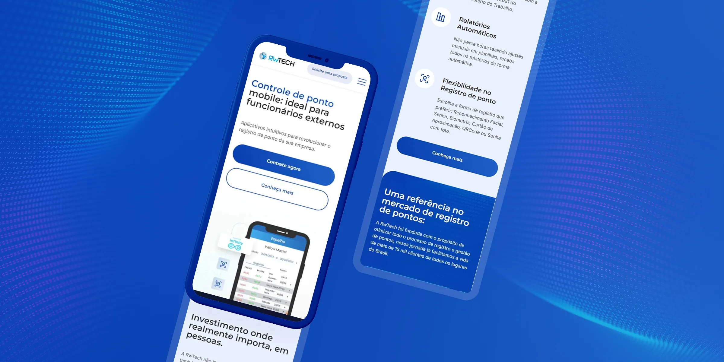 Tecnologia de ponta em gestão de ponto e acesso