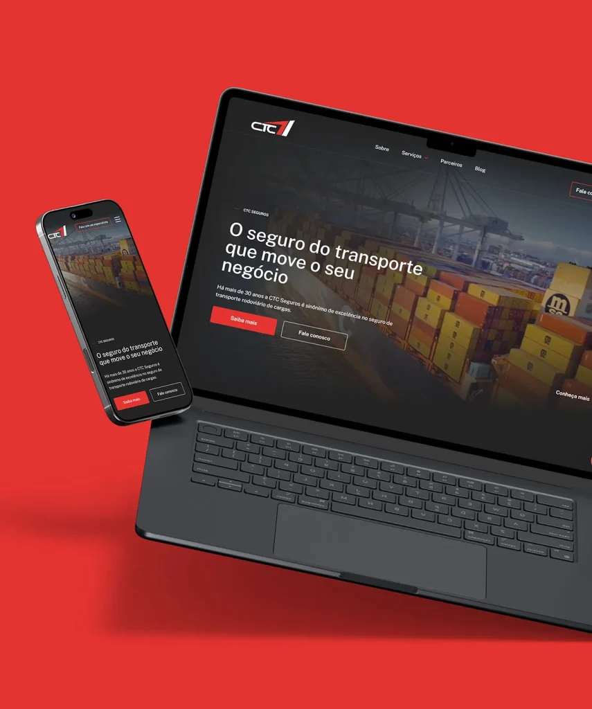 Desenvolvimento e criação de site - Projeto CTC Seguros