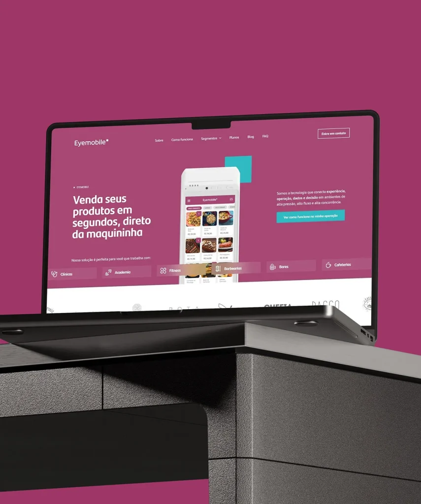 Desenvolvimento e criação de site - Projeto Eyemobile